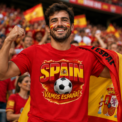 Spain T Shirt World Cup 2026