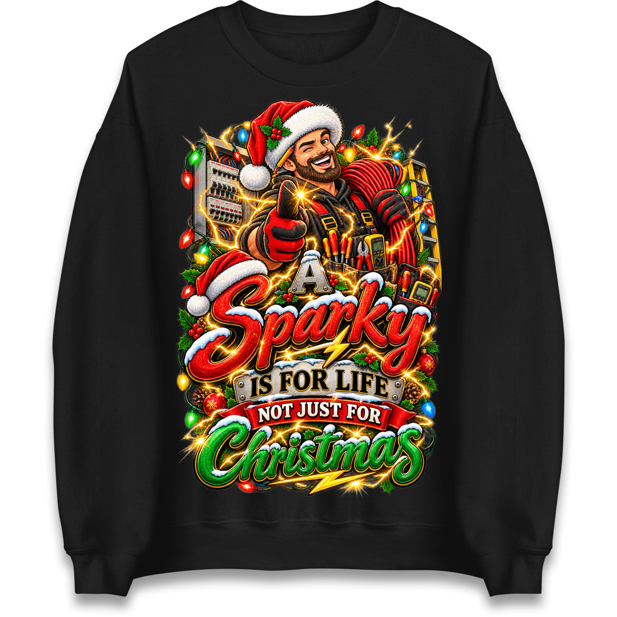 Sparky Christmas Jumper