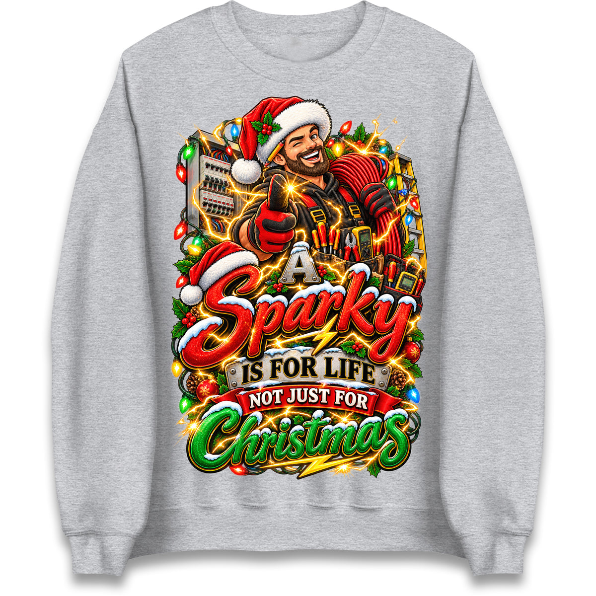 Sparky Christmas Jumper