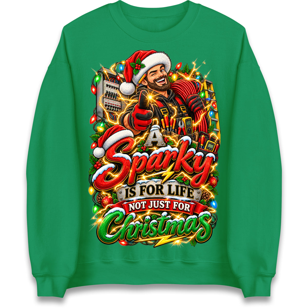 Sparky Christmas Jumper
