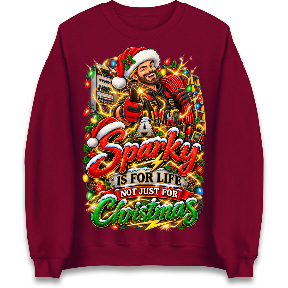 Sparky Christmas Jumper