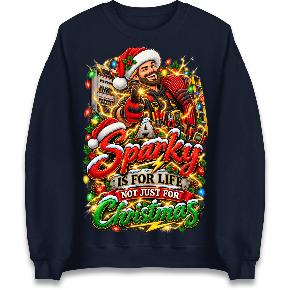 Sparky Christmas Jumper
