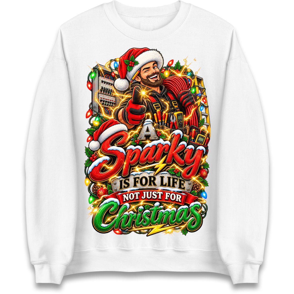 Sparky Christmas Jumper