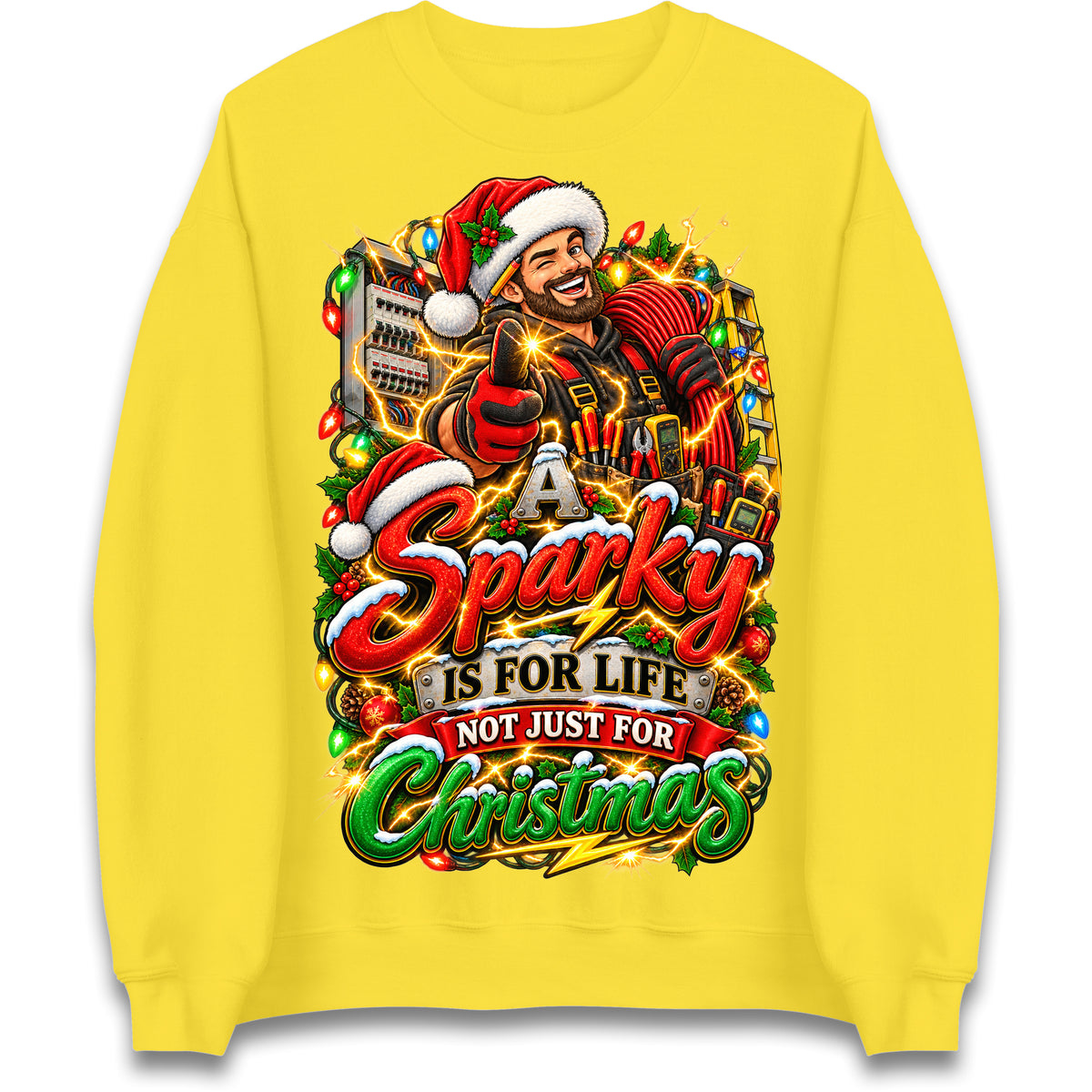 Sparky Christmas Jumper