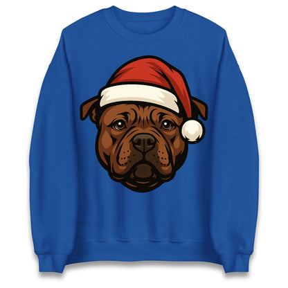 Staffordshire Bull Terrier Christmas Jumper