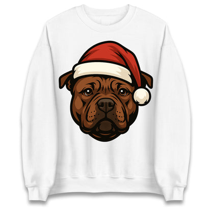 Staffordshire Bull Terrier Christmas Jumper