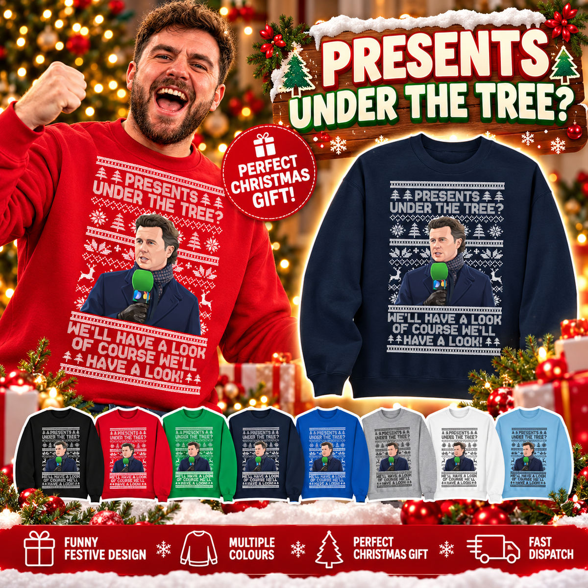 Steve McManaman Liverpool Christmas Jumper