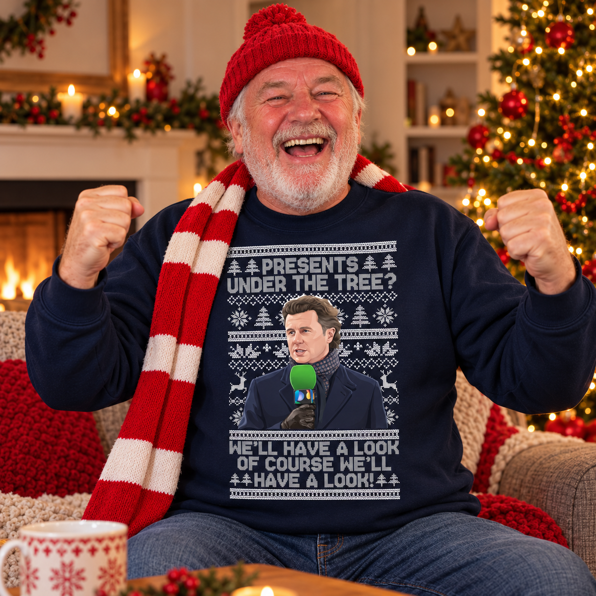 Steve McManaman Liverpool Christmas Jumper