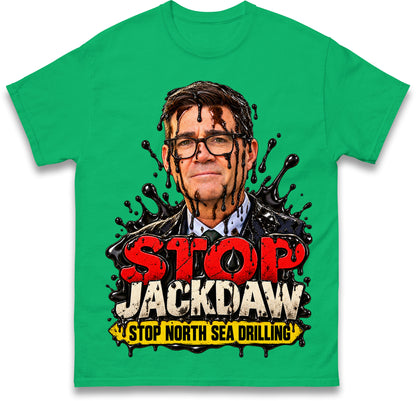 Stop Jackdaw Stop North Sea Drilling Andy Burnham T Shirt