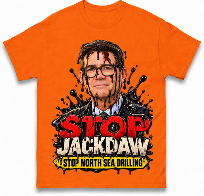 Stop Jackdaw Stop North Sea Drilling Andy Burnham T Shirt