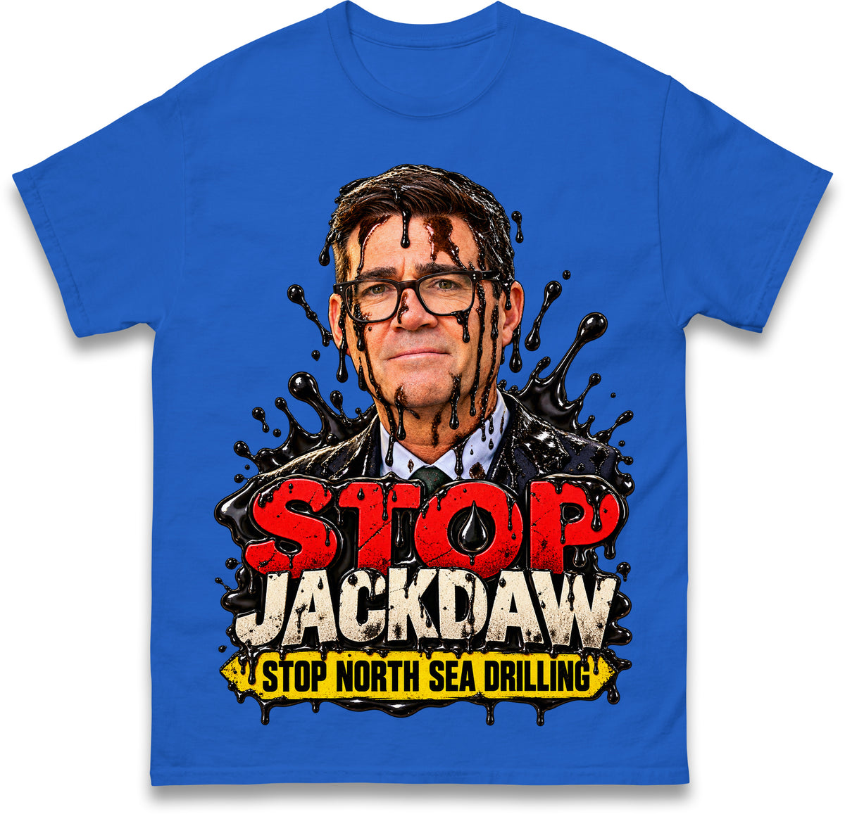 Stop Jackdaw Stop North Sea Drilling Andy Burnham T Shirt