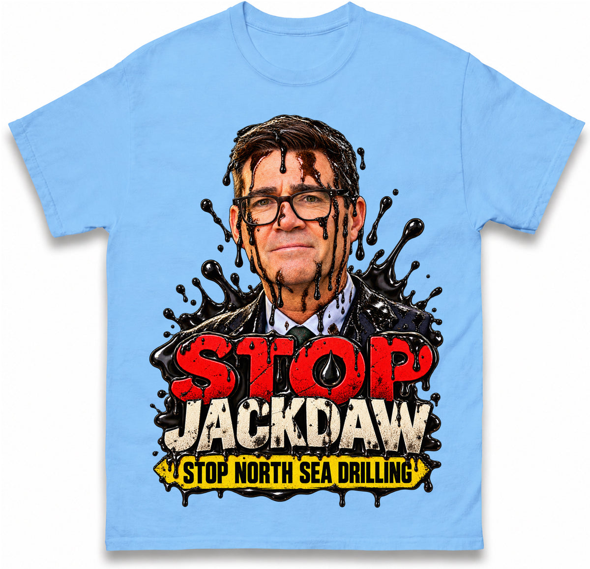 Stop Jackdaw Stop North Sea Drilling Andy Burnham T Shirt