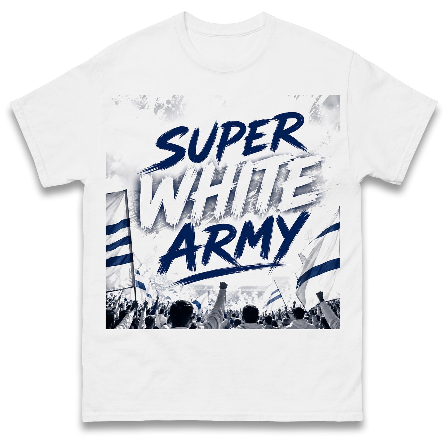 Super White Army Tranmere Football Shirt