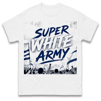Super White Army Tranmere Football Shirt