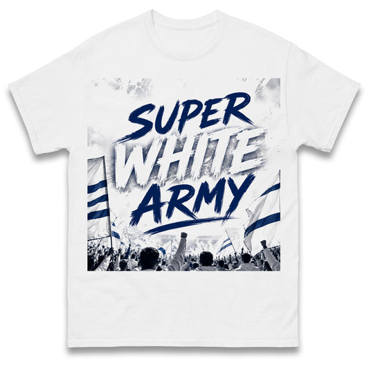 Super White Army Tranmere Football Shirt