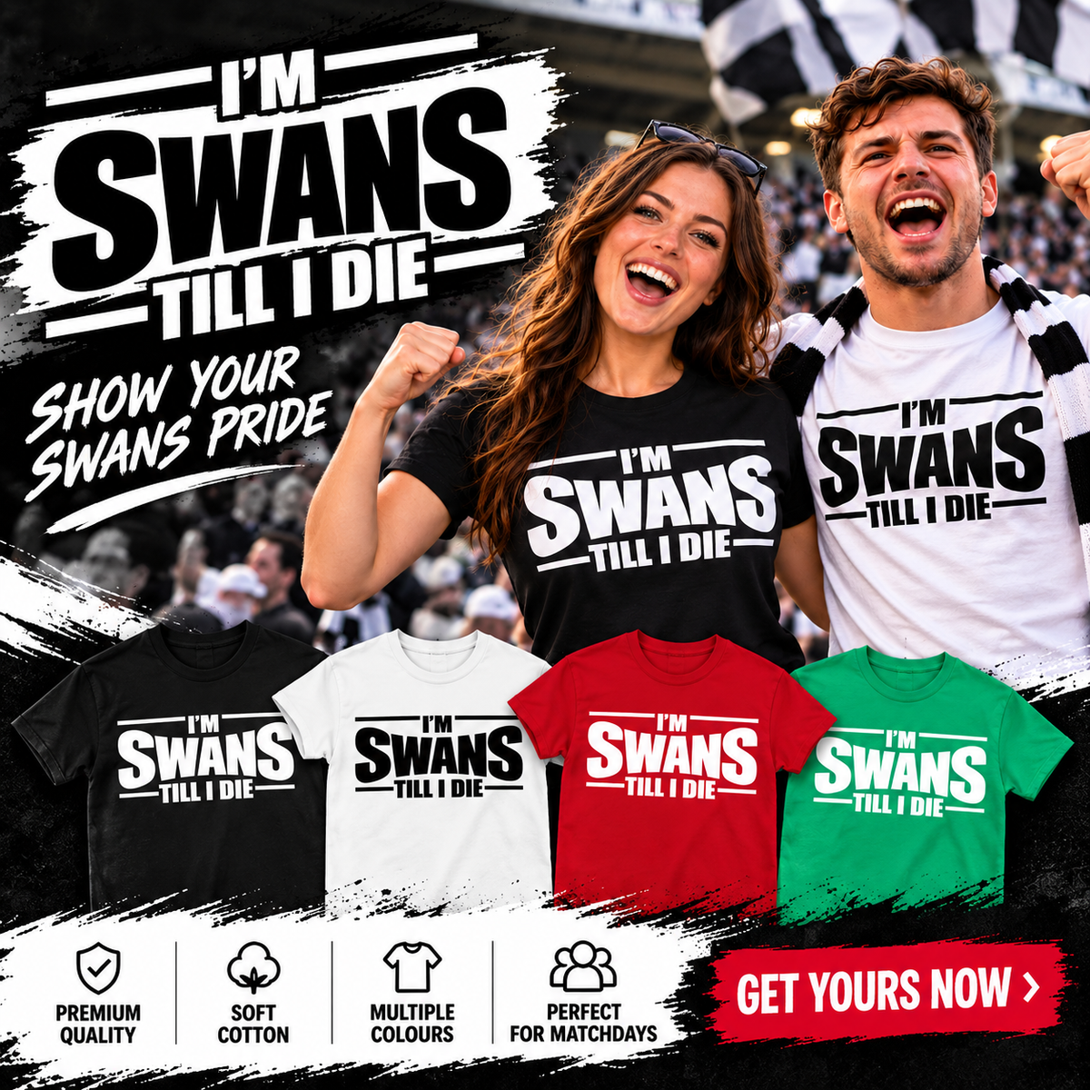 Swansea City Football T Shirt