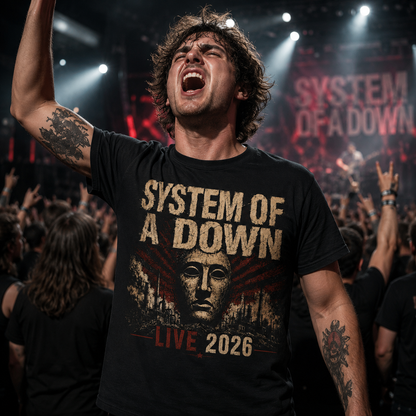 System of a Down Live 2026 T Shirt