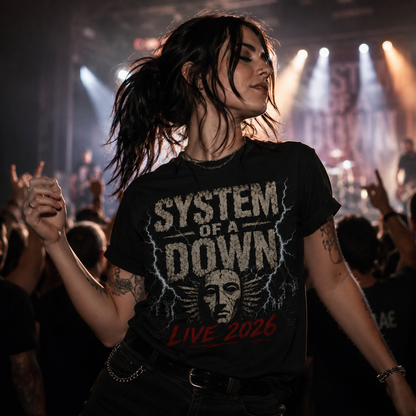 System of a Down Live 2026 Tour T Shirt