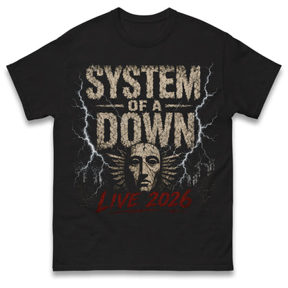 System of a Down Live 2026 Tour T Shirt