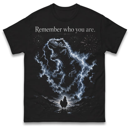 T-Rex Chicken Evolution Remember Who You Are T Shirt