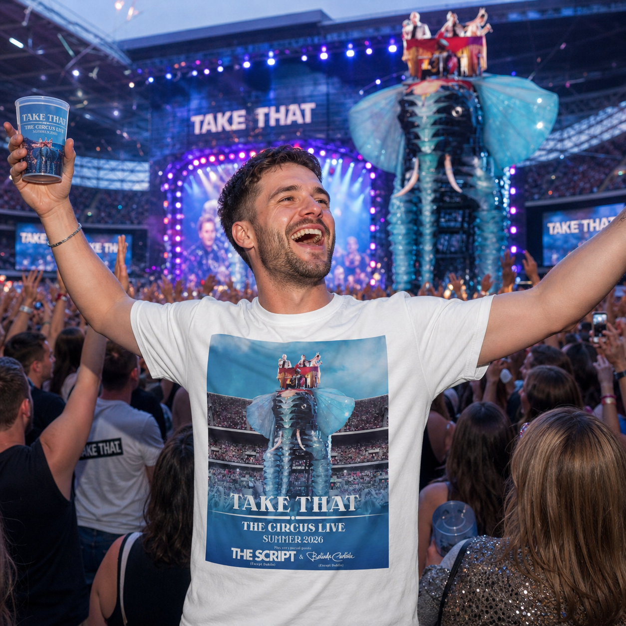 Take That The Circus Live Tour 2026 T Shirt