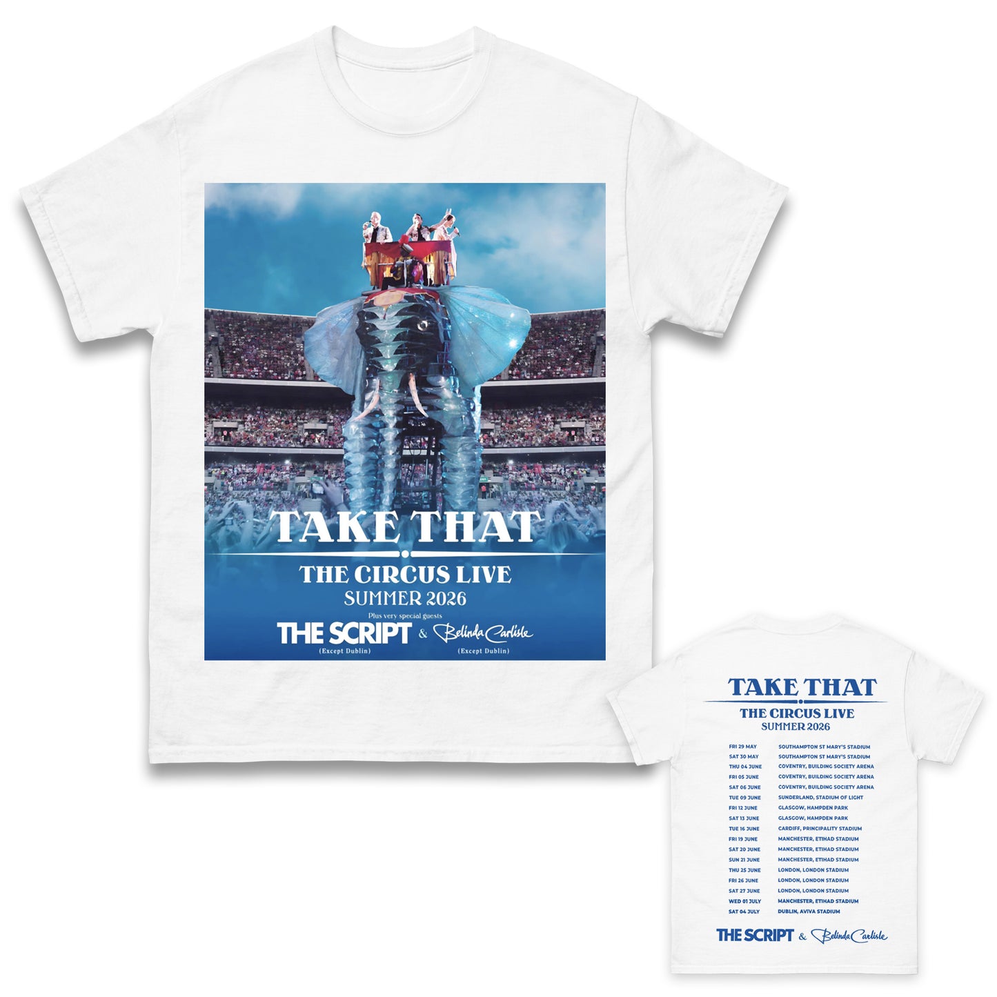 Take That The Circus Live Tour 2026 T Shirt
