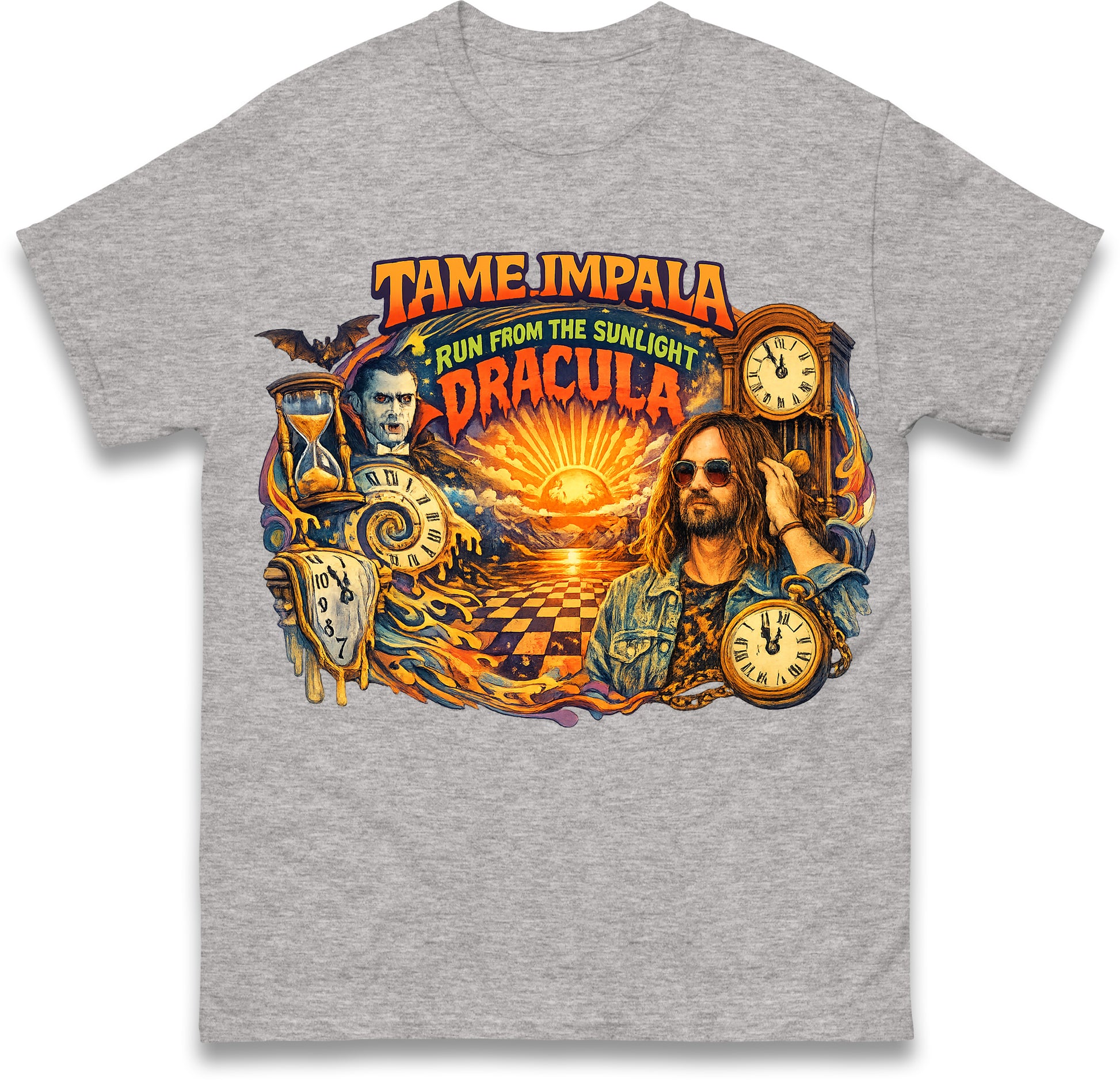Tame Impala Run from The Sunlight Dracula T Shirt