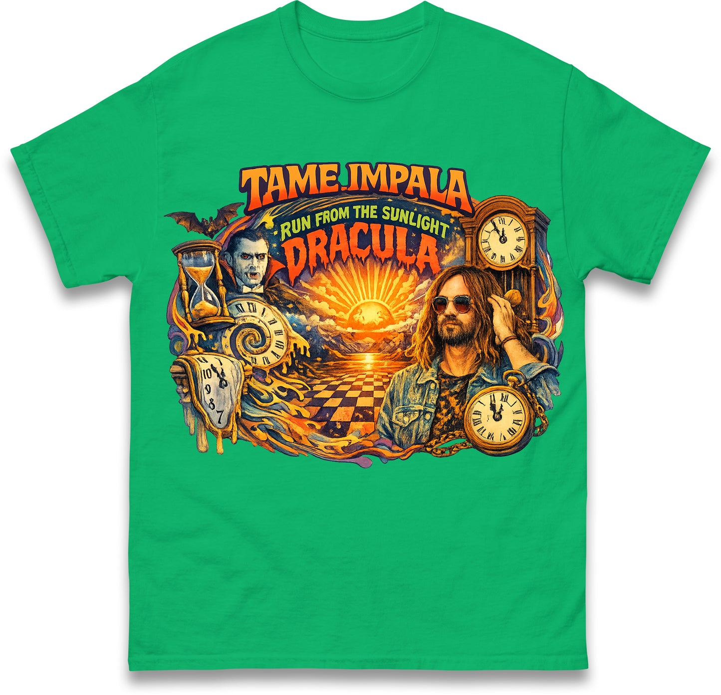 Tame Impala Run from The Sunlight Dracula T Shirt