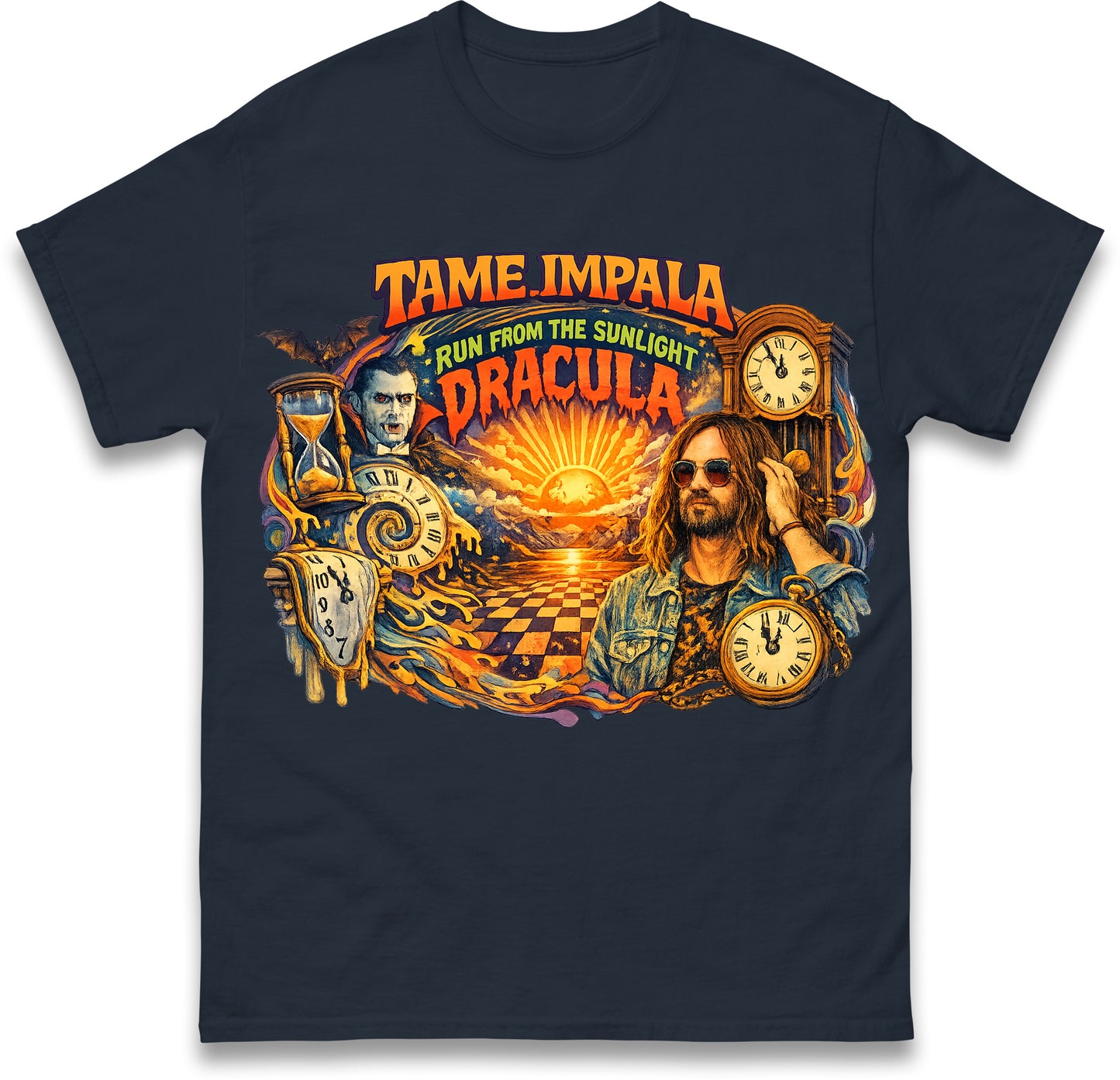 Tame Impala Run from The Sunlight Dracula T Shirt