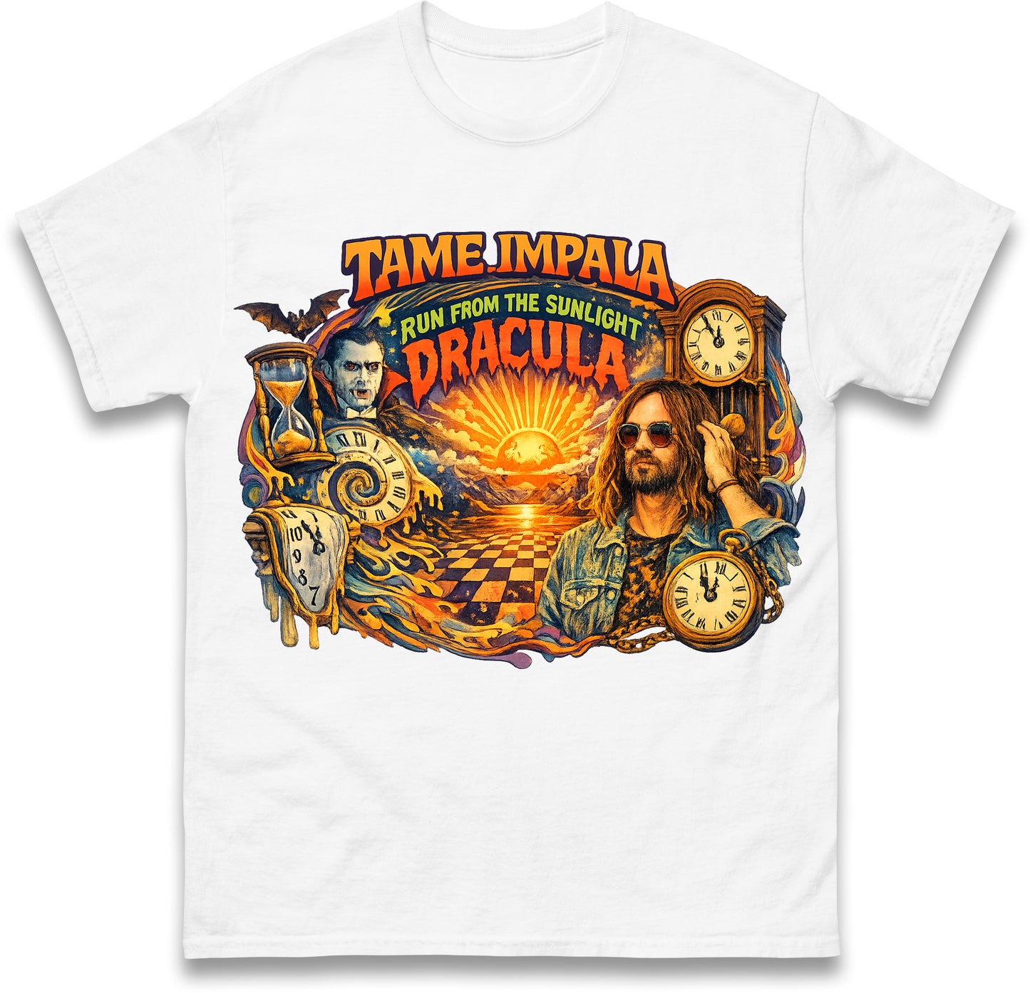 Tame Impala Run from The Sunlight Dracula T Shirt