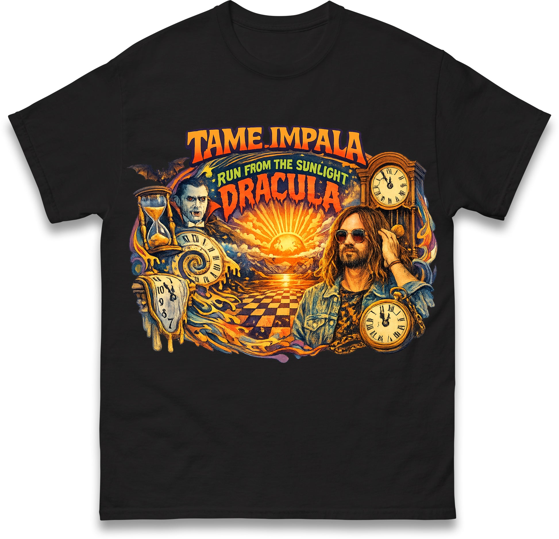 Tame Impala Run from The Sunlight Dracula T Shirt