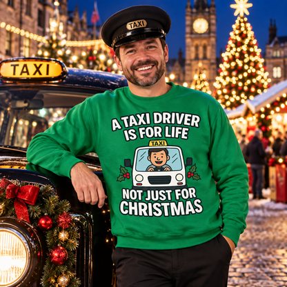 Taxi Driver Christmas Jumper