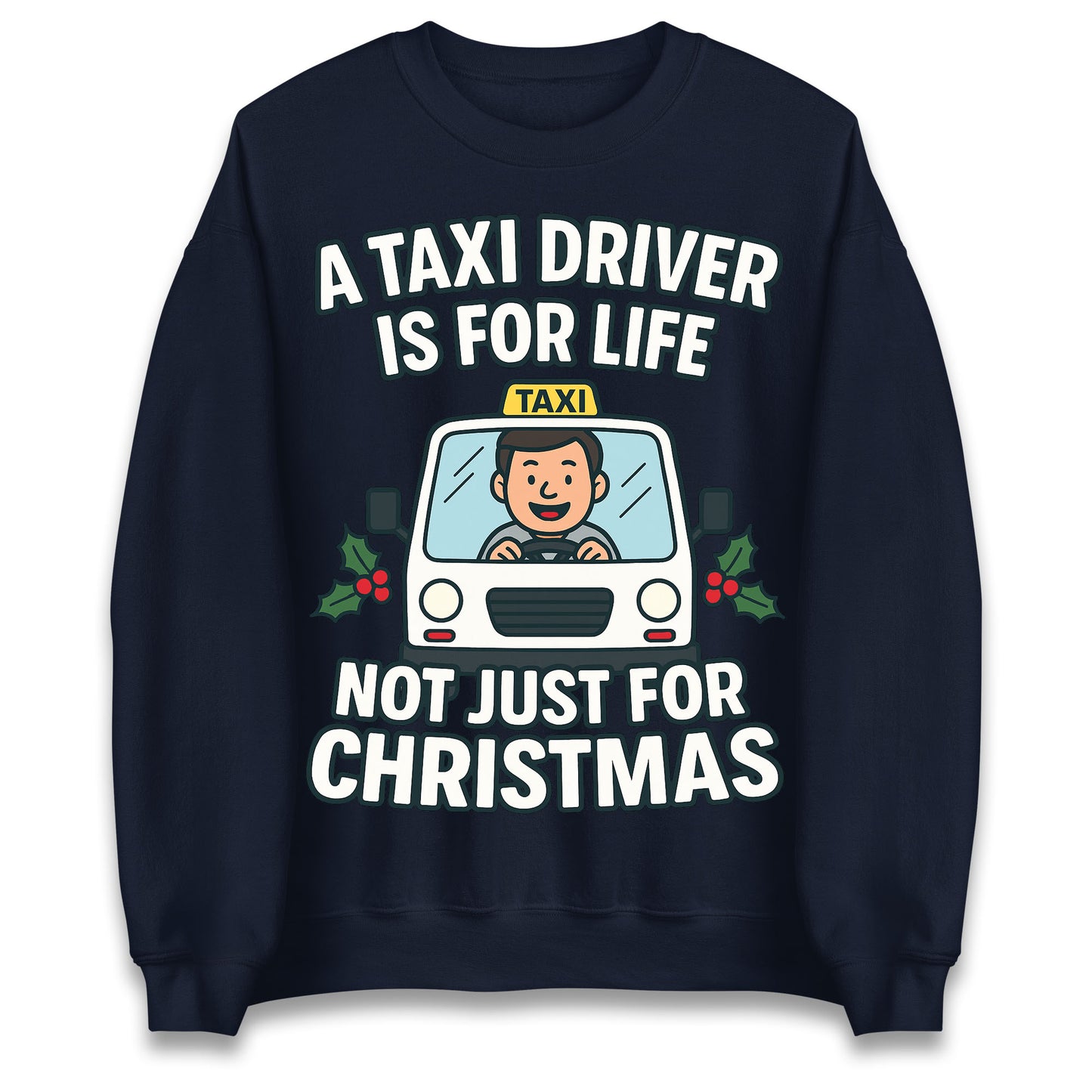 Taxi Driver Christmas Jumper