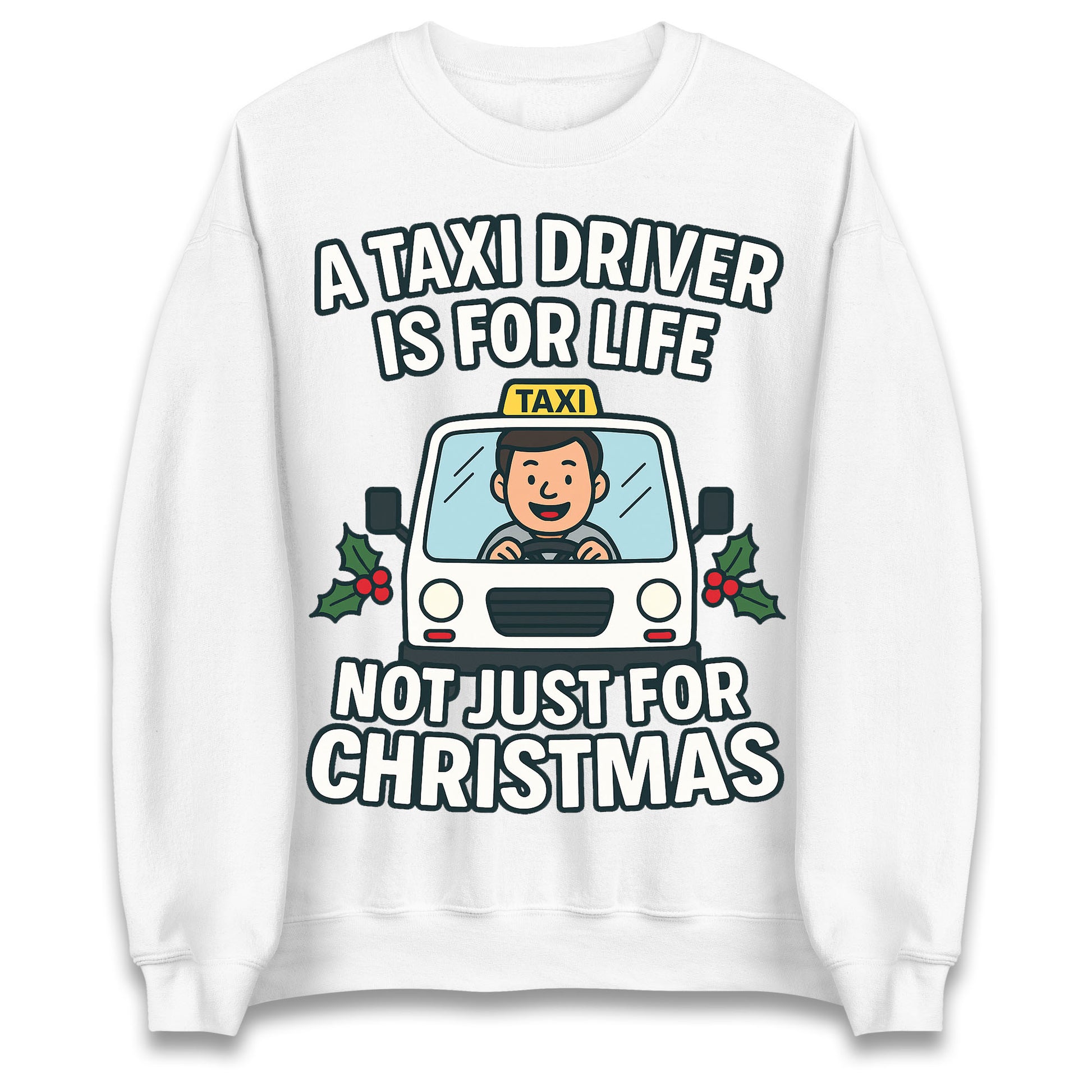 Taxi Driver Christmas Jumper