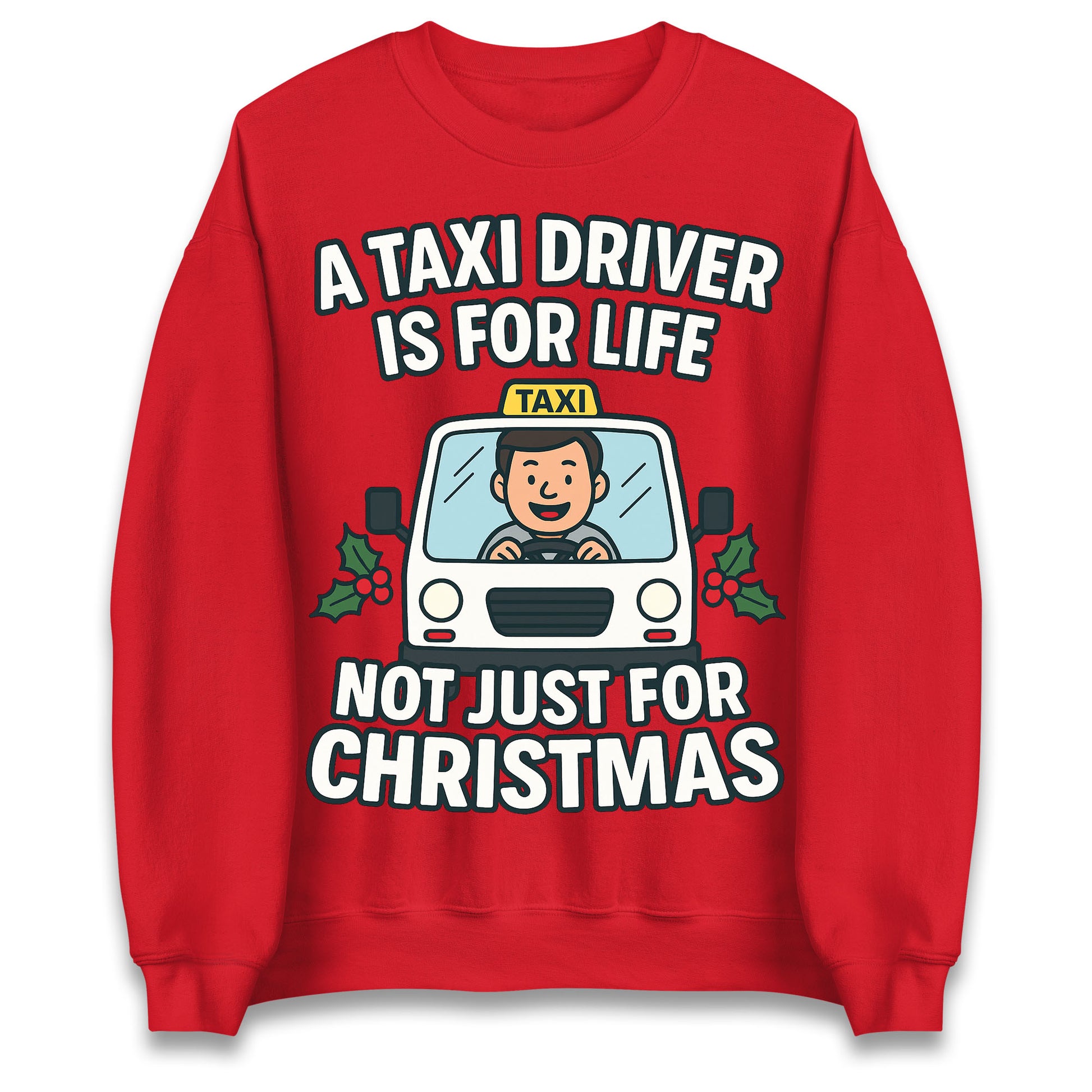 Taxi Driver Christmas Jumper