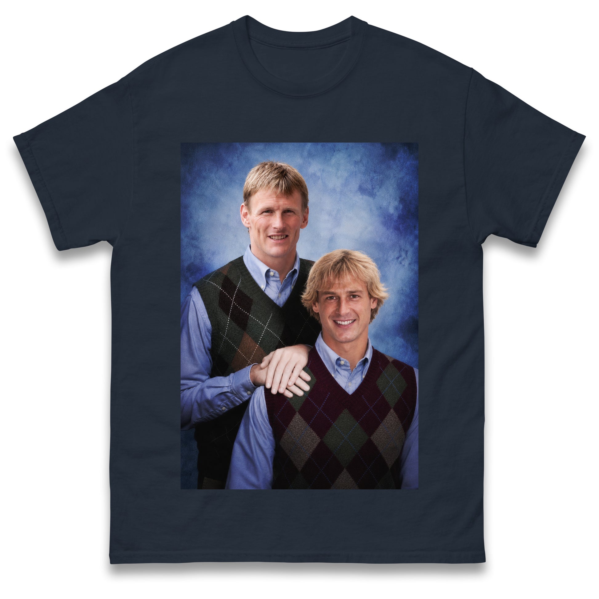 Teddy Sheringham Jurgen Klinsmann Step Brothers Style Tottenham Shirt
