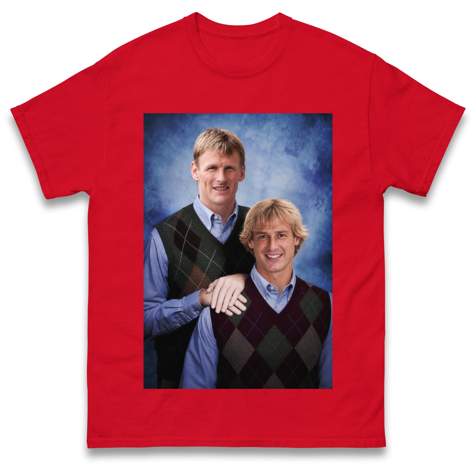 Teddy Sheringham Jurgen Klinsmann Step Brothers Style Tottenham Shirt