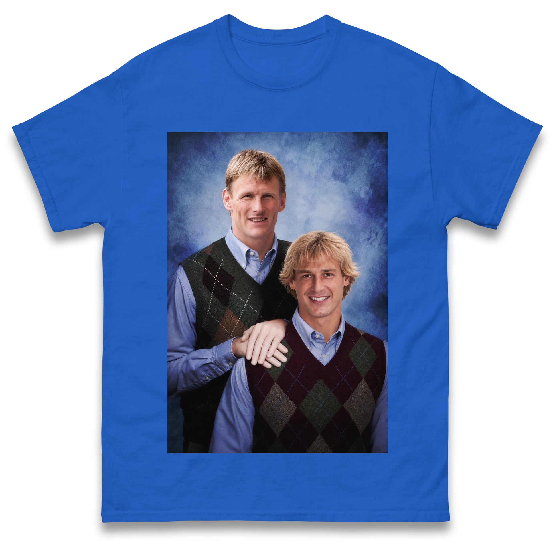 Teddy Sheringham Jurgen Klinsmann Step Brothers Style Tottenham Shirt