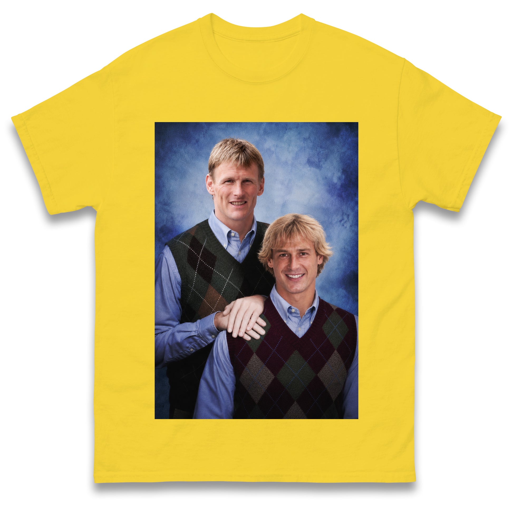 Teddy Sheringham Jurgen Klinsmann Step Brothers Style Tottenham Shirt