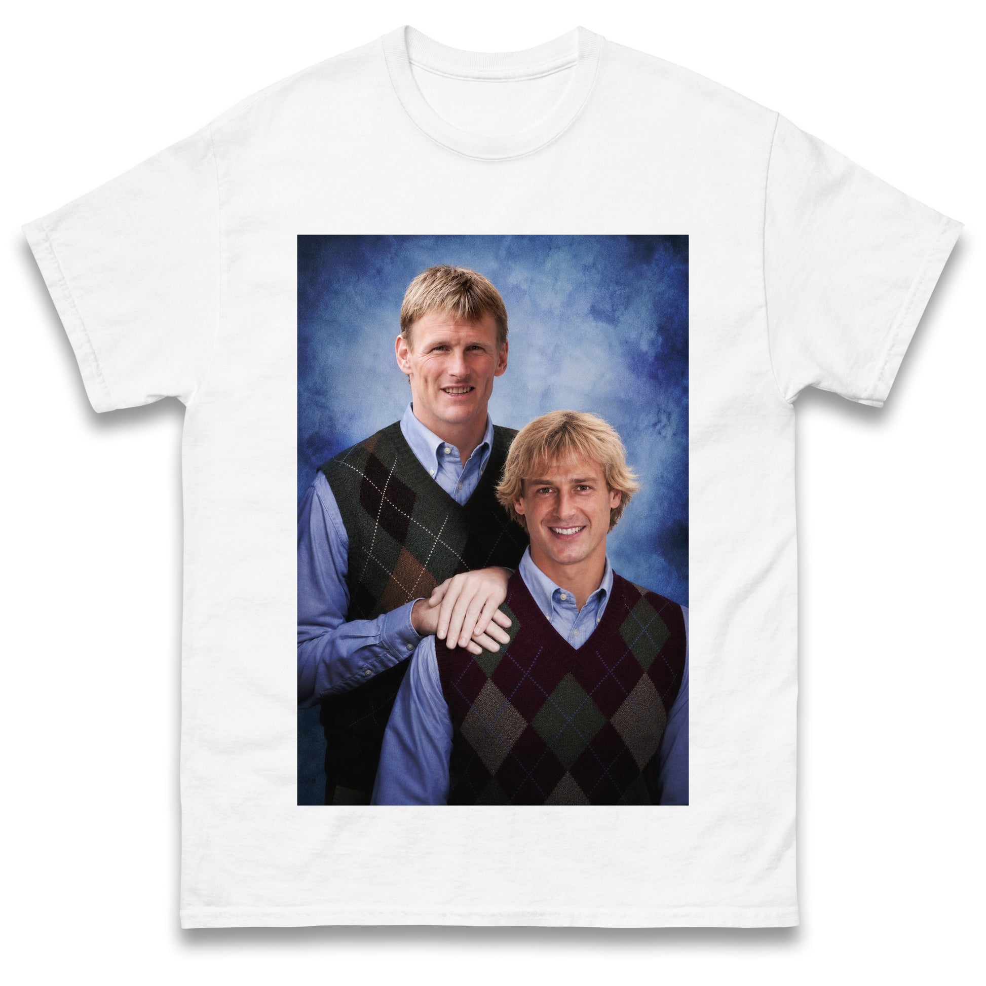 Teddy Sheringham Jurgen Klinsmann Step Brothers Style Tottenham Shirt