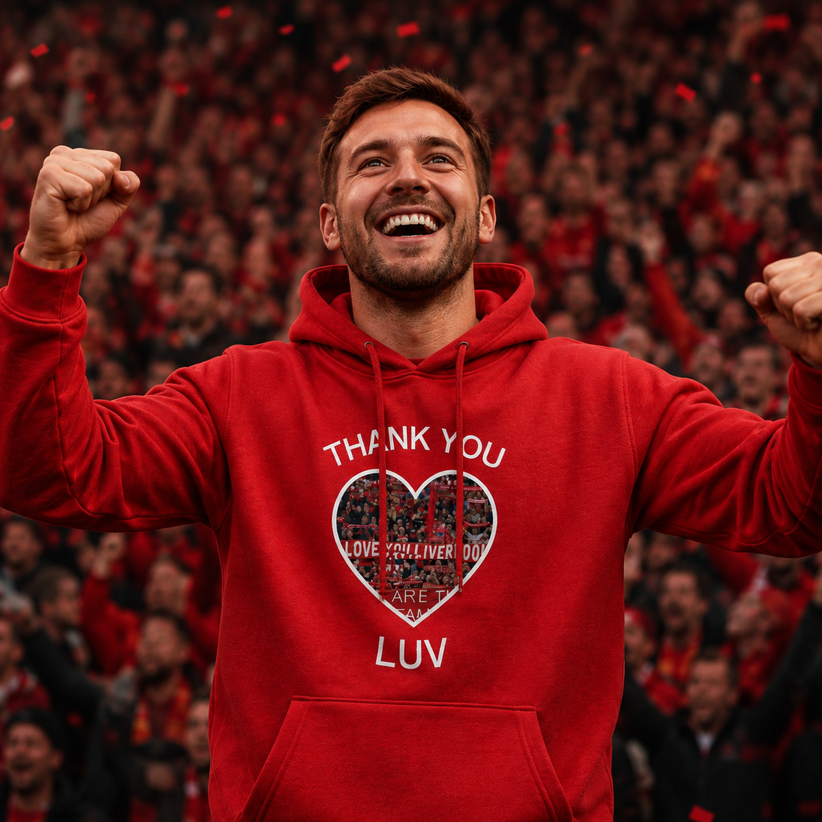 Thank You Luv Jurgen Klopp Liverpool Hoodie