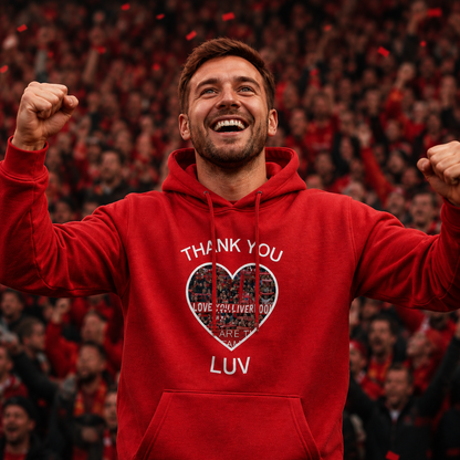 Thank You Luv Jurgen Klopp Liverpool Hoodie