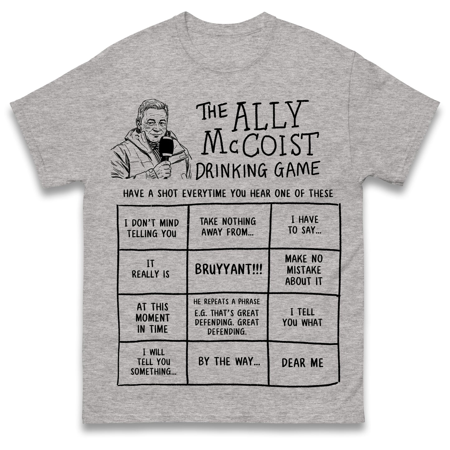The Ally McCoist Drinking Game T Shirt