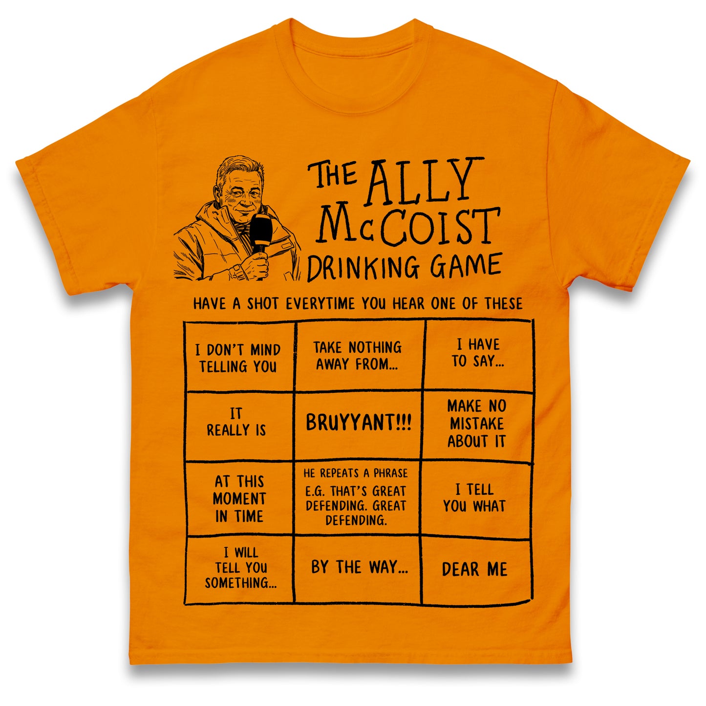 The Ally McCoist Drinking Game T Shirt