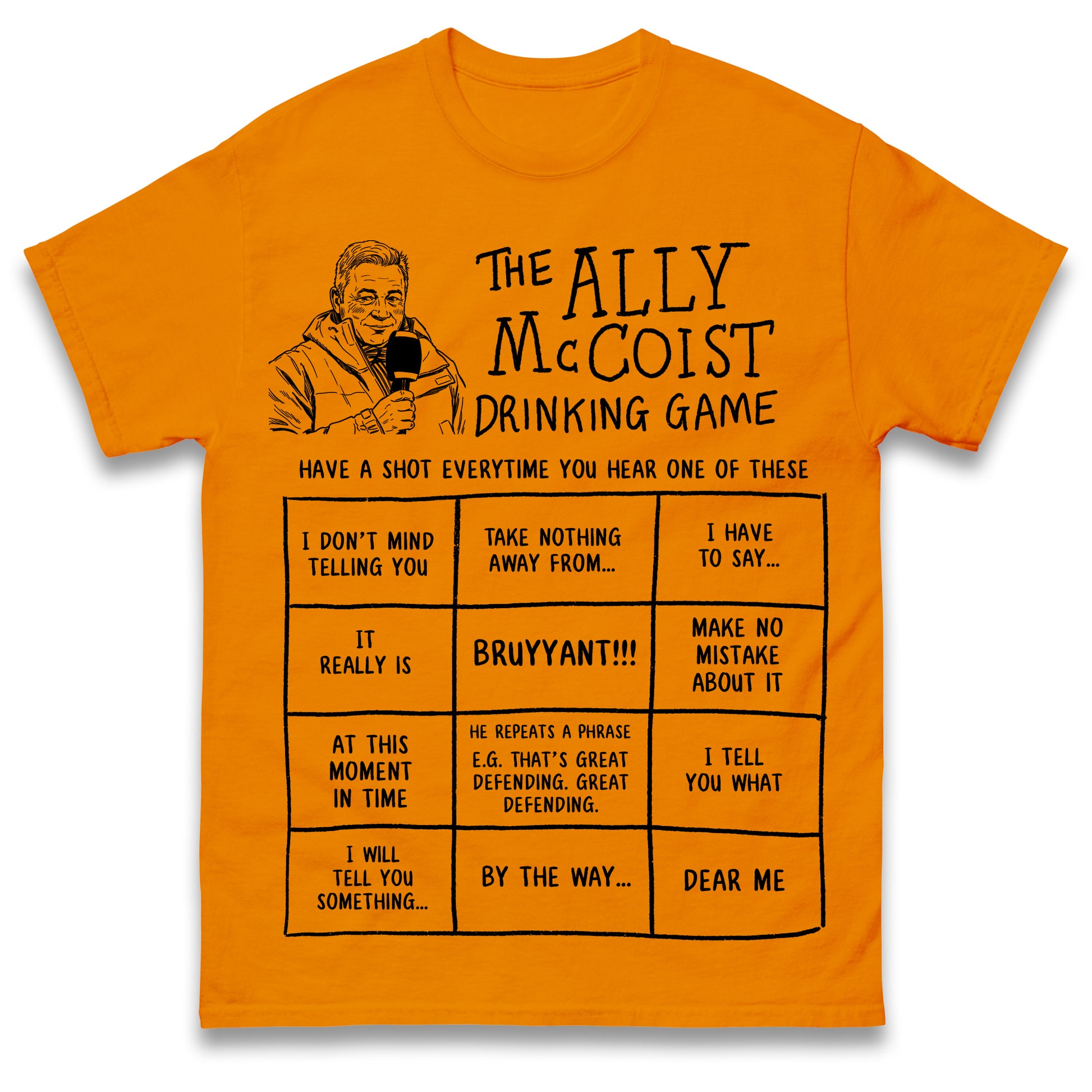 The Ally McCoist Drinking Game T Shirt