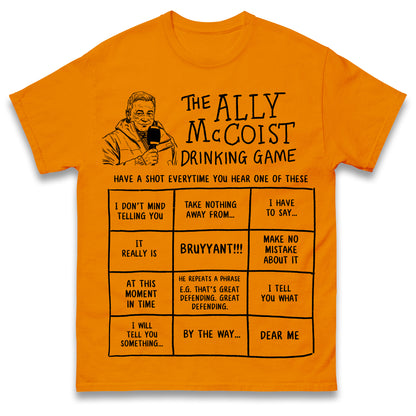 The Ally McCoist Drinking Game T Shirt