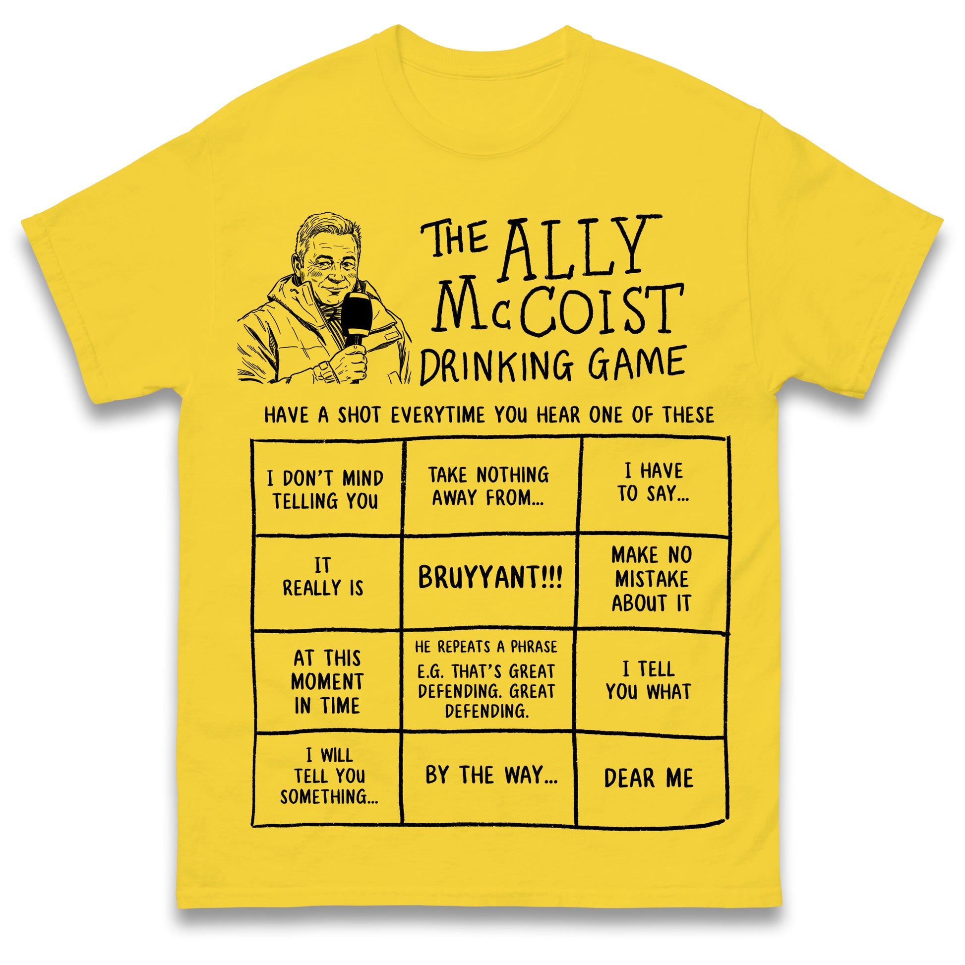 The Ally McCoist Drinking Game T Shirt