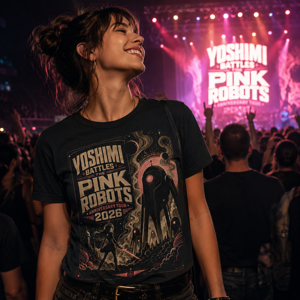 The Flaming Lips Yoshimi Battles The Pink Robots Anniversary Tour 2026 T Shirt