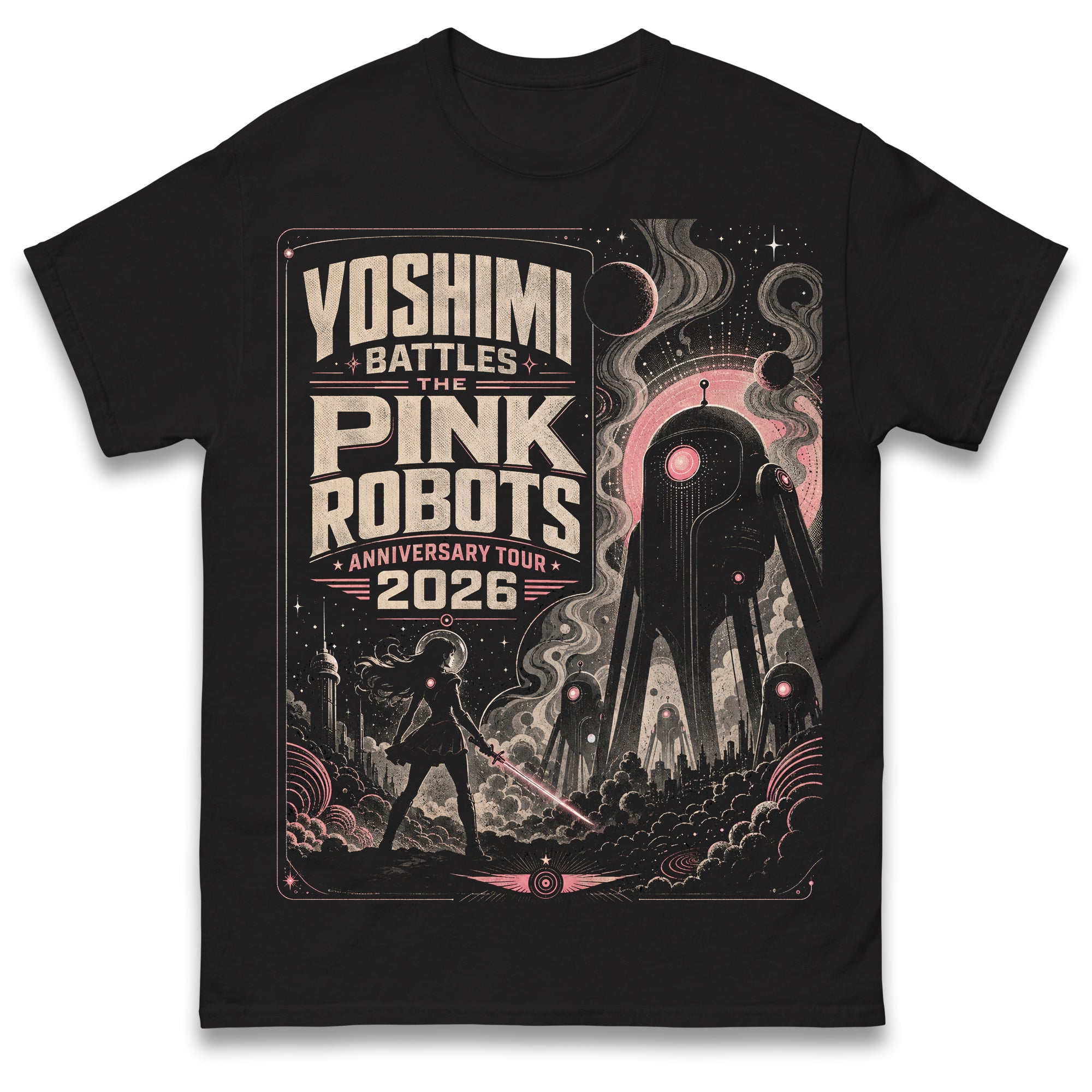 The Flaming Lips Yoshimi Battles The Pink Robots Tour 2026 T Shirt