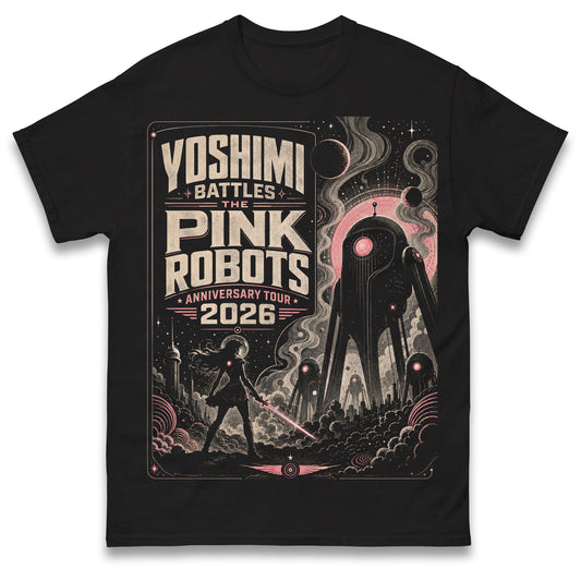 The Flaming Lips Yoshimi Battles The Pink Robots Anniversary Tour 2026 T Shirt